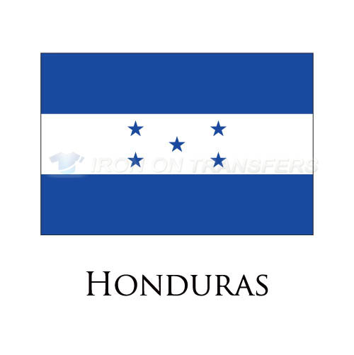 Honduras flag Iron-on Stickers (Heat Transfers)NO.1890